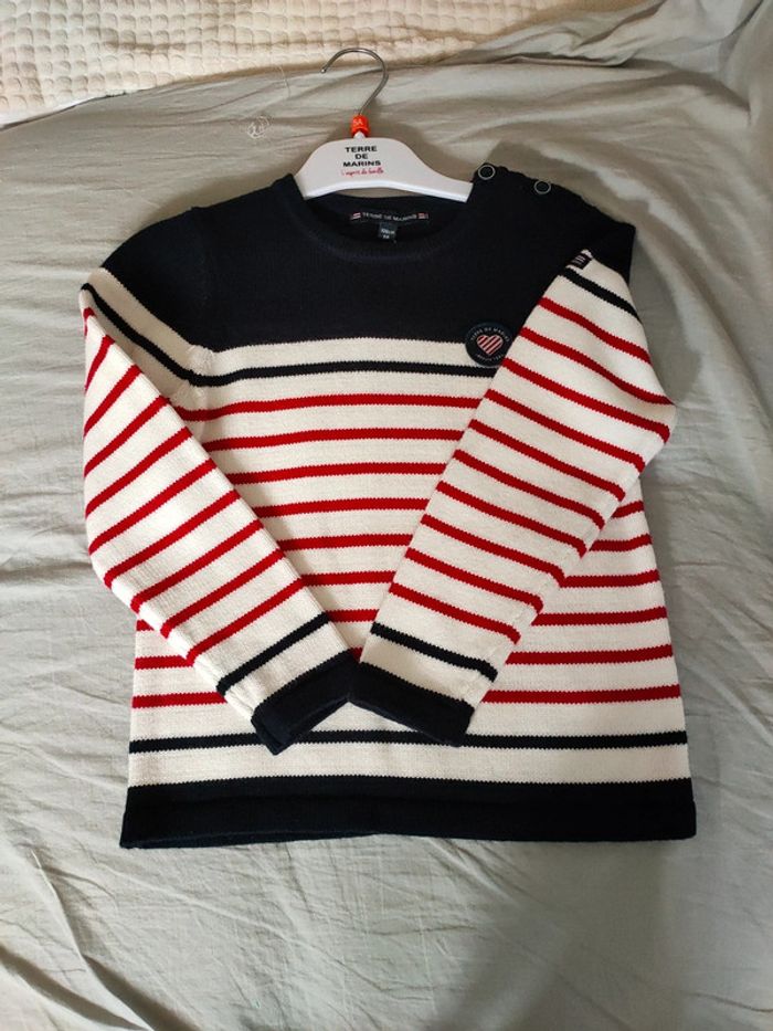 Pull marin enfant EF en H21 Terres des marins 5 ans