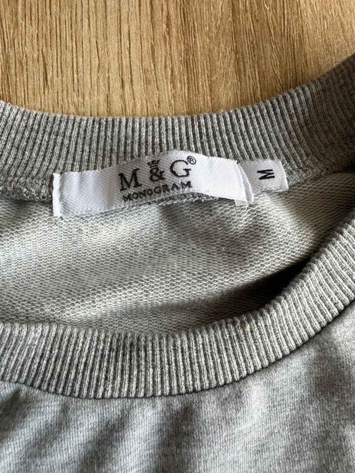 Pull gris M&G - photo numéro 3