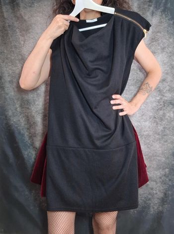 Robe noire élégante décontracté