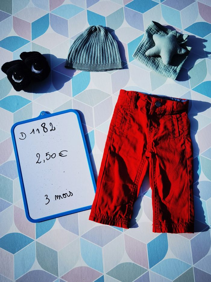 D1182 - jeans garçon 3 mois