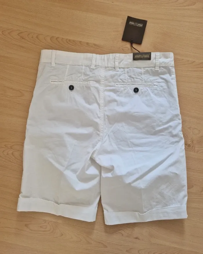 Short chino blanc homme - photo numéro 2