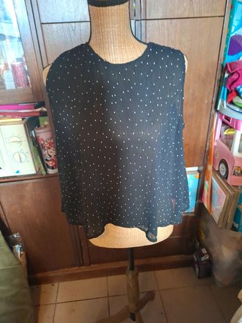 Top  débardeur léger transparent S mango