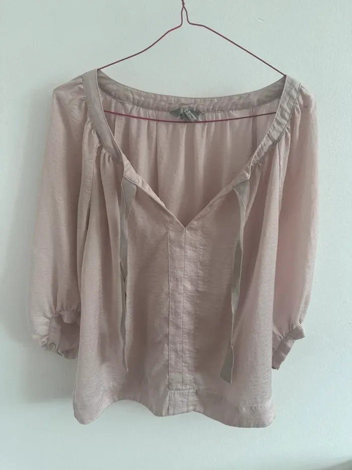 Blouse rose pale