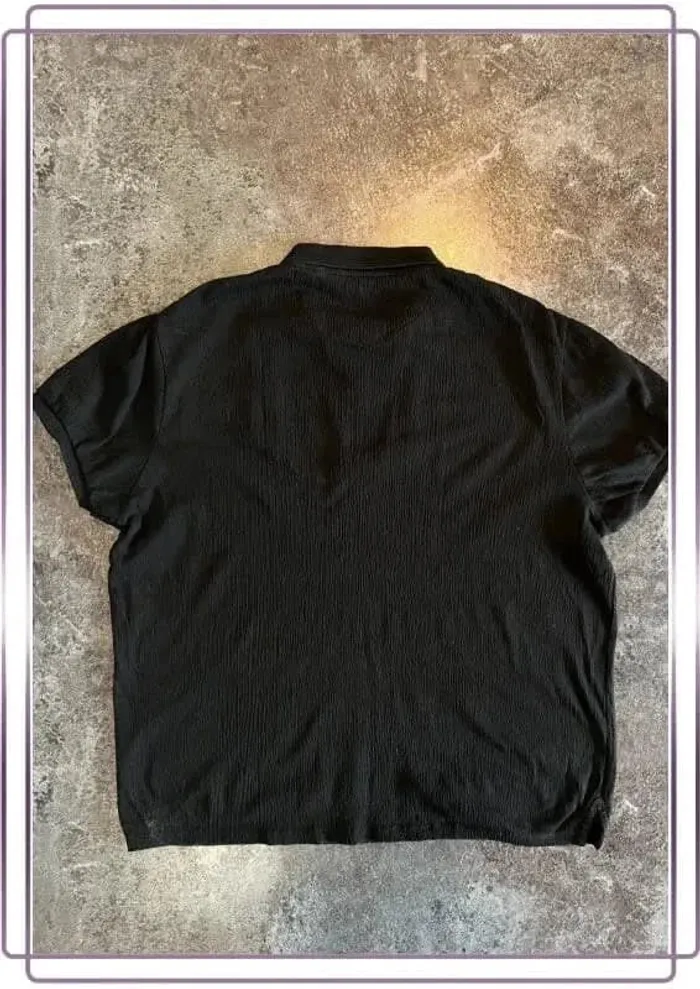 T shirt polo noir homme Primark taille M Men T-shirt Maglietta uomo Herren-T-Shirt - photo numéro 3