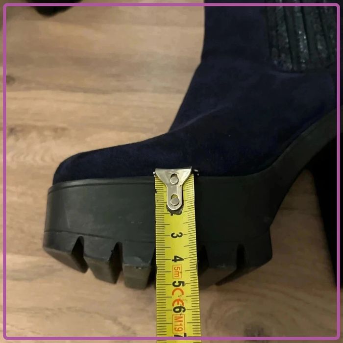 Bottines bleu 37 en très bon état - photo numéro 13