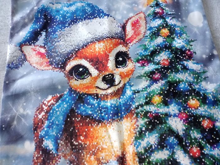 Housse de coussin noel rennes - photo numéro 2