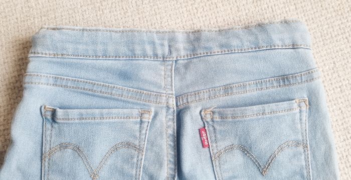 Pull-on jegging fille bleu clair Levi's taille 7 ans / 122 cm - photo numéro 4