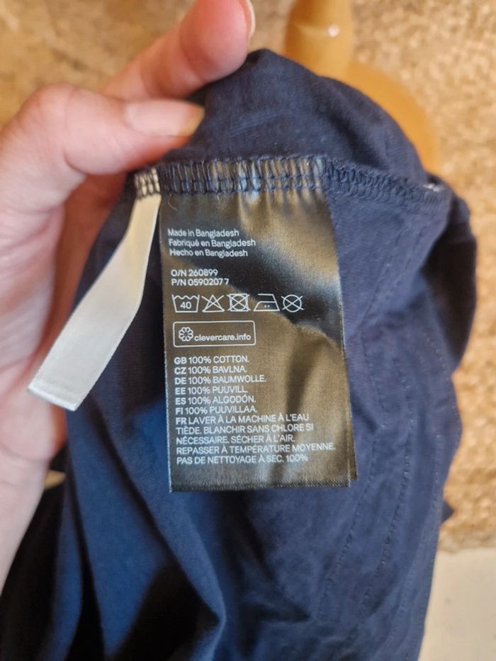 Jolie robe bleu marine fille H&M 4 ans - photo numéro 6