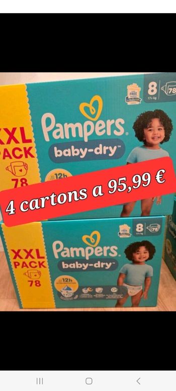 Pampers taille 8
