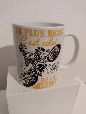 Joli Mug/Tasse Moto Motard