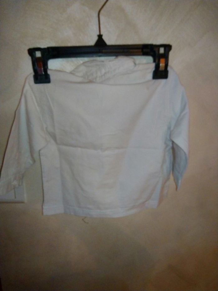 Chemise blanche la compagnie des petits taille 12 mois - photo numéro 3