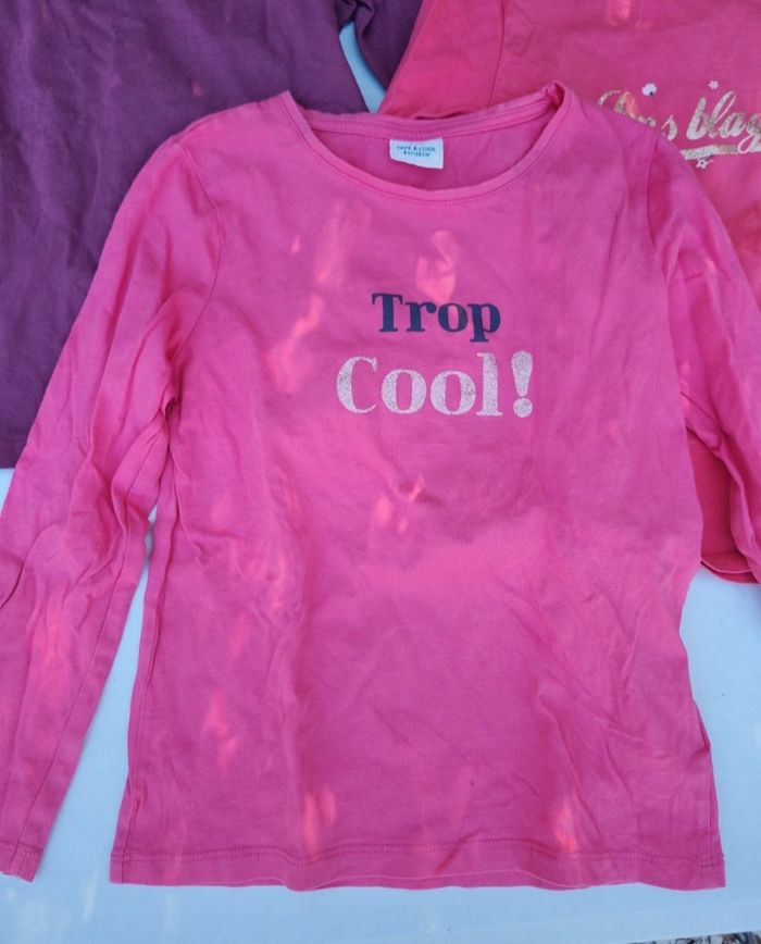 Lot 3 t-shirts manches longues Tape à l'œil 8 ans - photo numéro 3