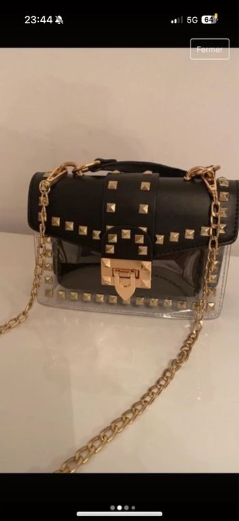 Sac à main/bandoulière  clouté neuf