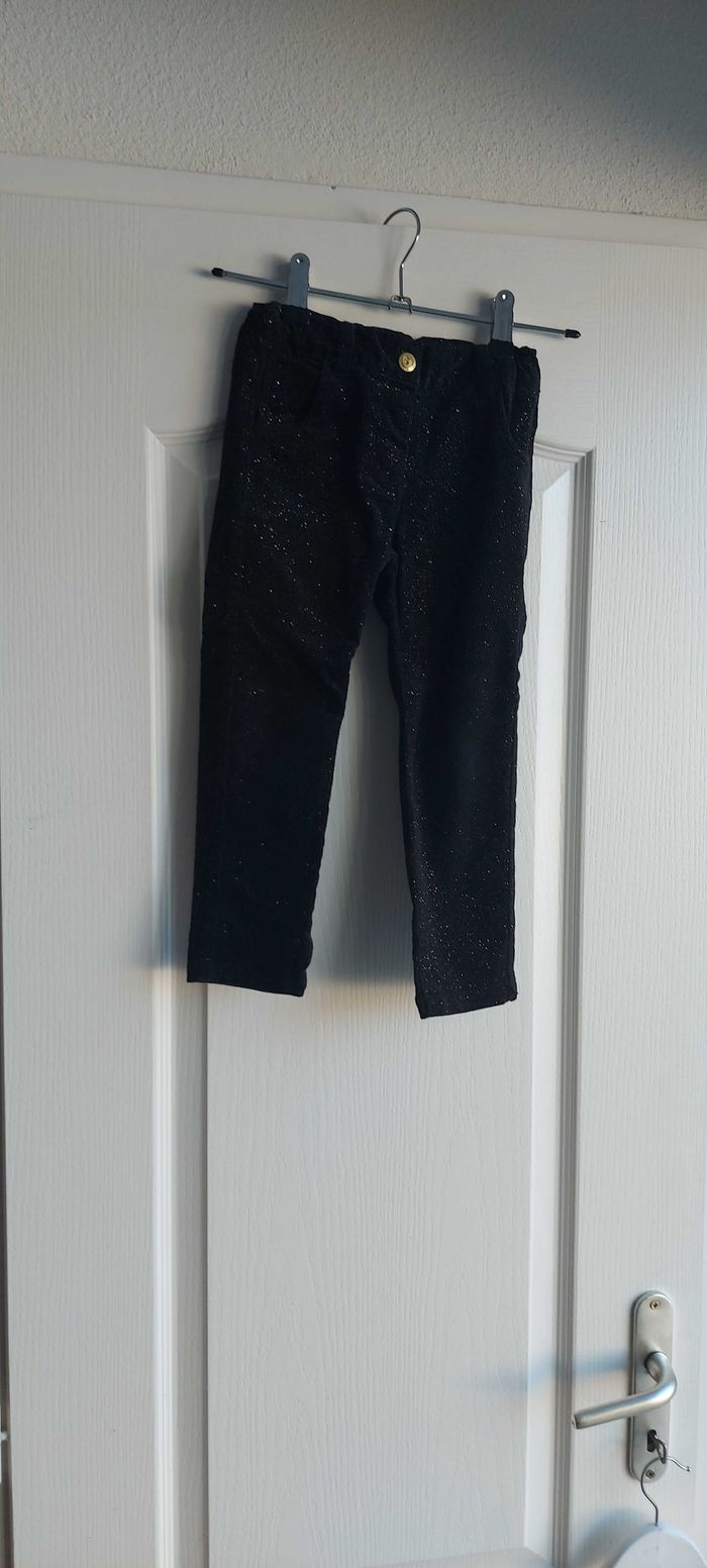 Pantalon noir pailletée 3 ans kid kanai