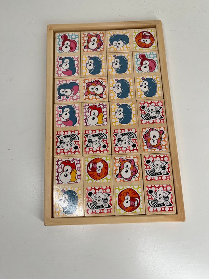 Jeu de Domino en Bois - photo numéro 2
