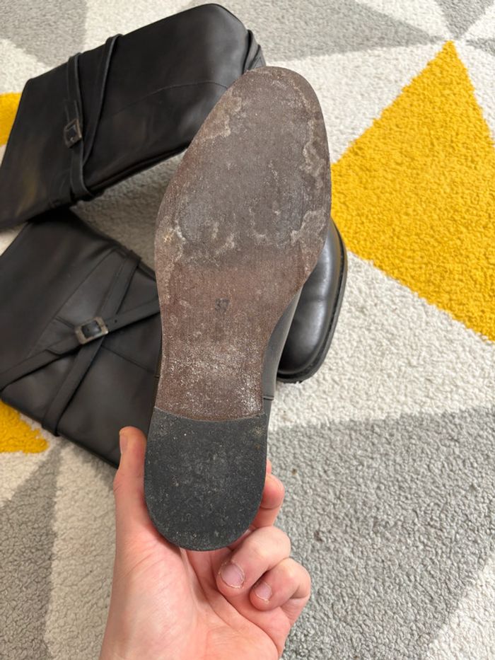 Bottes en cuir Bocage Taille 37 - photo numéro 4