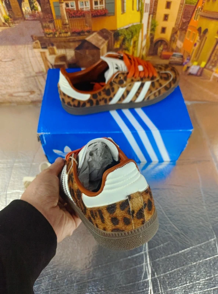 Adidas Samba Preloved Léopard Orange 40 - photo numéro 4