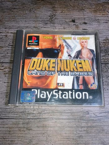 Duke Nukem Land of the Babes PS1 sans jaquette avant VF Sony