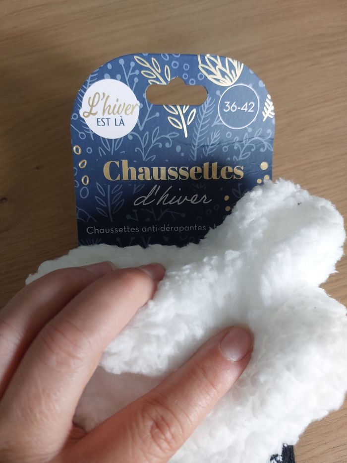 Chaussette moumoute antidérapante - photo numéro 4
