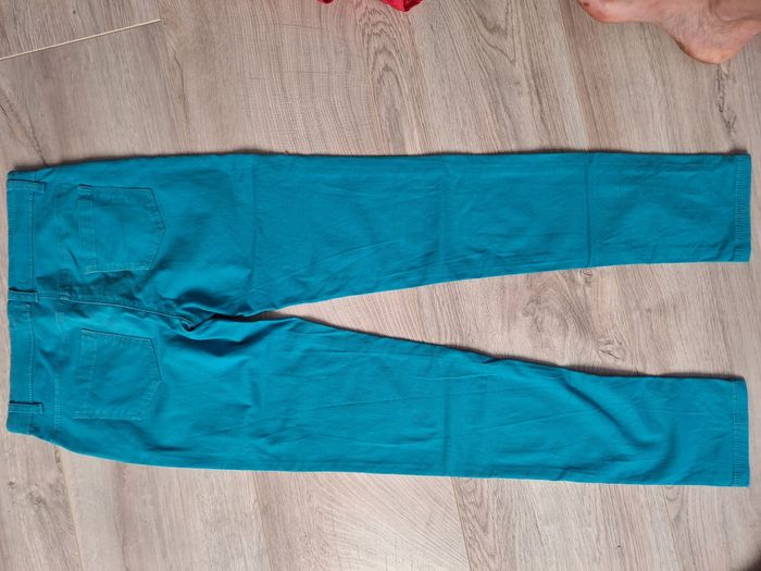 Pantalon jean turquoise fille 12 ans gémo