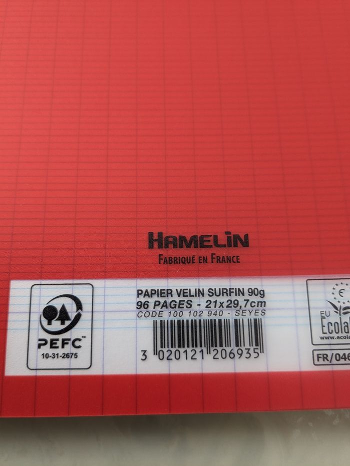 2 Lot de 10 cahiers Conquérant, 96 pages. Taille 21 x 29,7 cm - photo numéro 7