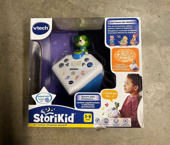 VTech - StoriKid Bleu, Conteur d'Histoires Interactif