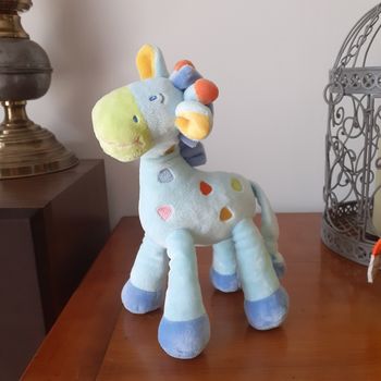 Doudou Petite Girafe *25 cm *mots d'enfants