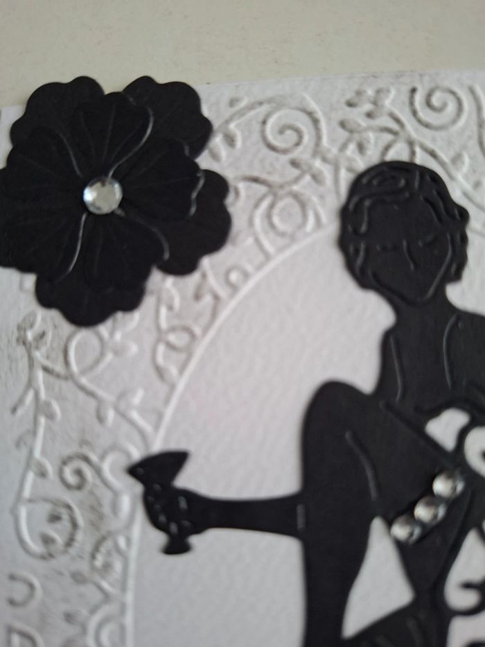 Carte simple, femme art déco - photo numéro 2