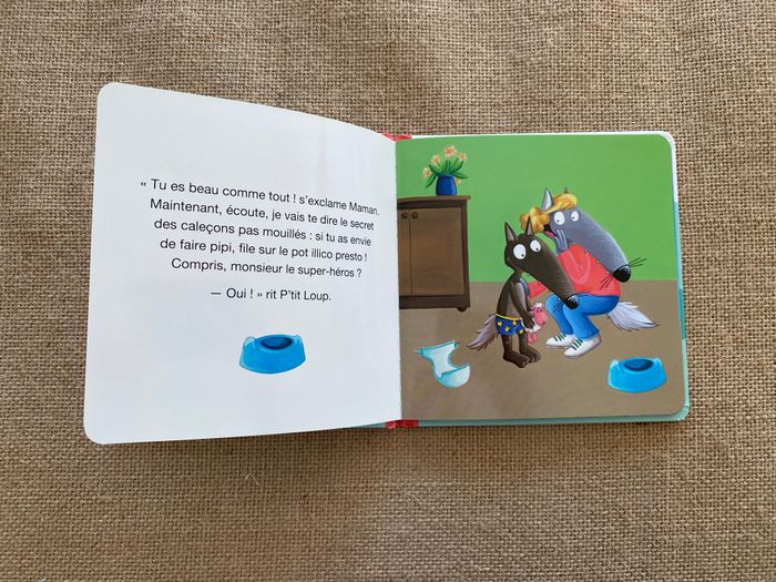 Livre p'tit loup ne met plus de couches Auzou - photo numéro 3