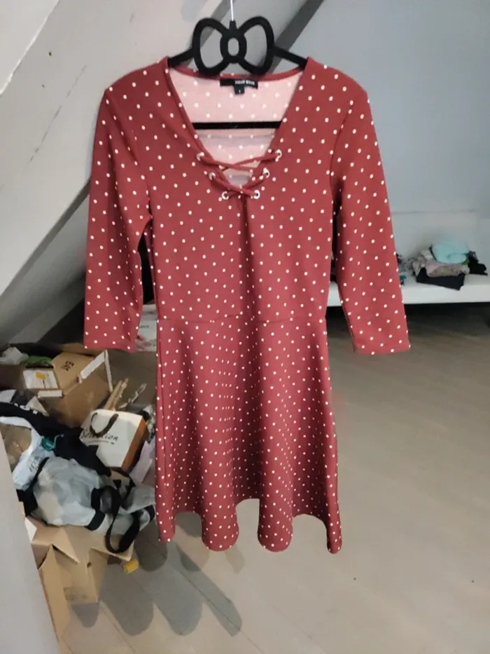 Robe rouge pois Tally weijl S