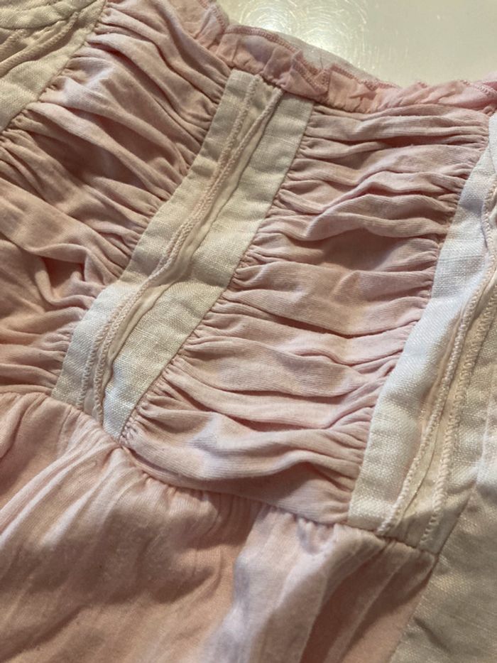 Robe rose pâle lin Jean Bourget - photo numéro 2