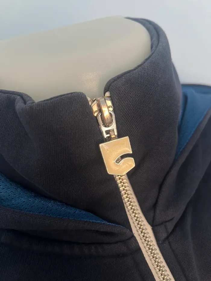 🧥 Gilet à capuche G-STAR bleu marine – Taille L, confort et style urbain - photo numéro 3