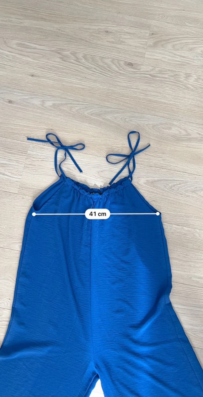 Combinaison femme bleu électrique – portée 1 fois – Made in Italy - photo numéro 7