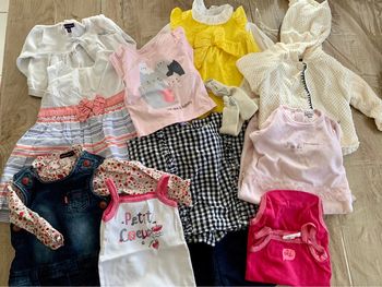 Lot fille 9 mois marqué jacadi - server major .. Ttbe