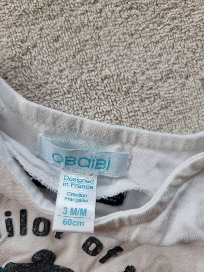 Lot de 4 tee-shirts manches longues 3 mois garçon - photo numéro 9