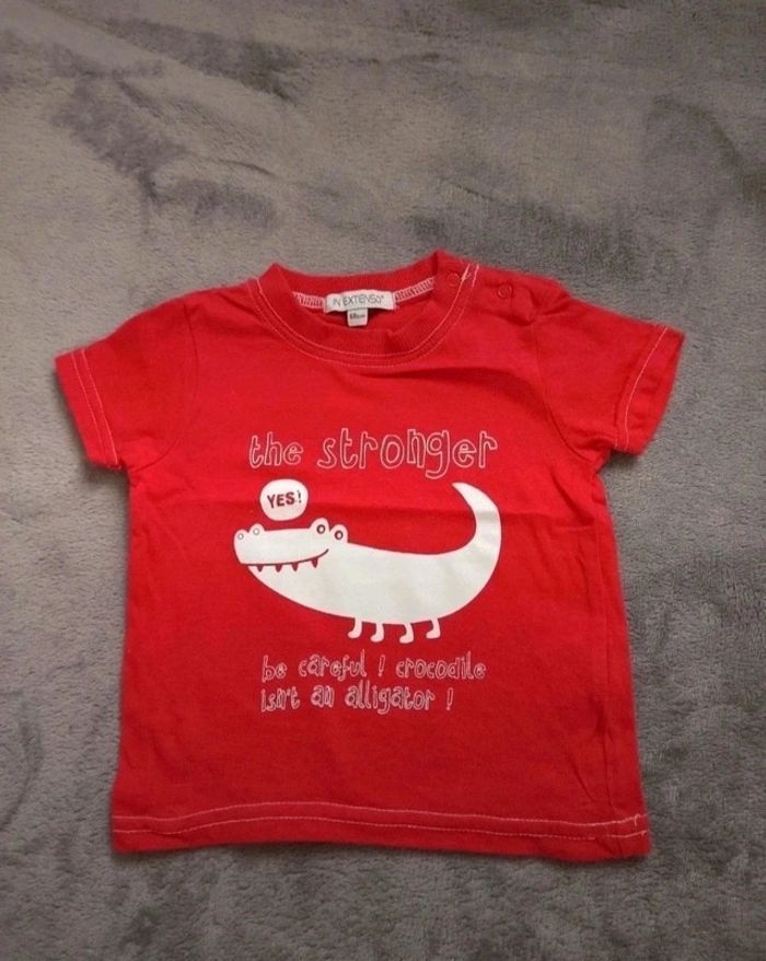 Lot de 3 tee shirt manches courtes 6 mois - photo numéro 2