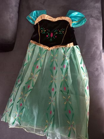 Robe déguisement Anna reine des neiges 6 ans