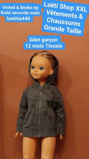 Gilet garçon 12 mois