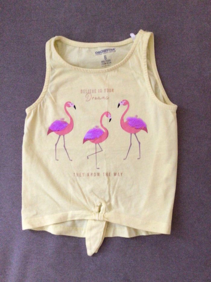 T-shirt sans manche fille
