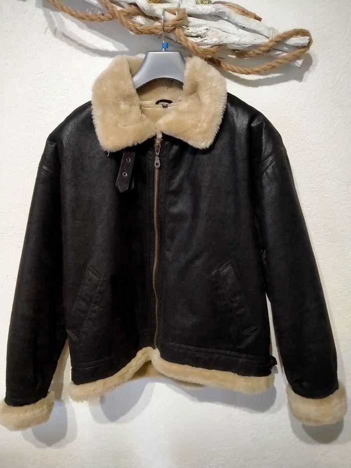 Blouson bombardier cuir
