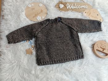 Pull maille 9 mois garçon