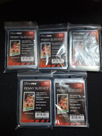 100 Sleeves Ultra-pro x5