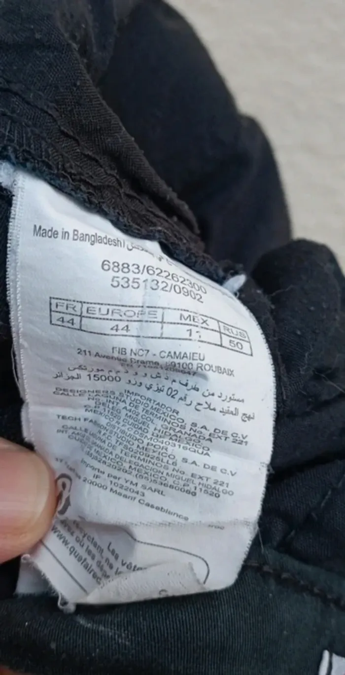 Pantacourt femme taille 44 Camaïeu - photo numéro 5