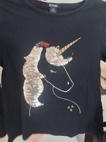 #kytie4ansfille. Tee-shirt manches longues taille 4 ans