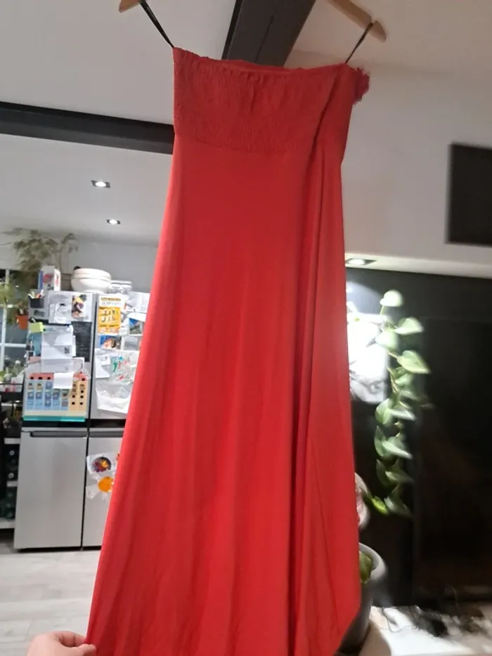 Robe asymétrique rouge - photo numéro 3