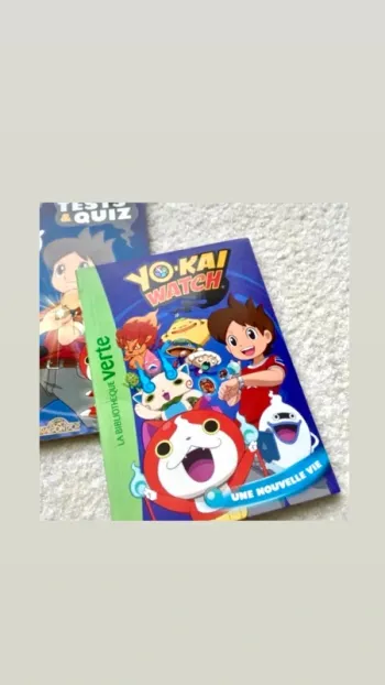 yo-kai watch bibliothèque verte 6-8 ans + cahier d’activité offert