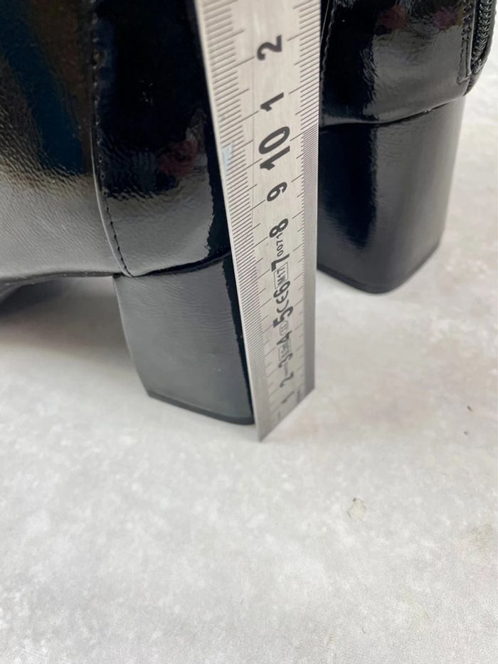 Bottines noires à talon neuves 41 - photo numéro 11