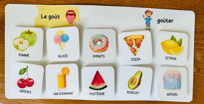 Jeu de reconnaissance des 5 sens, inspiration Montessori - photo numéro 6