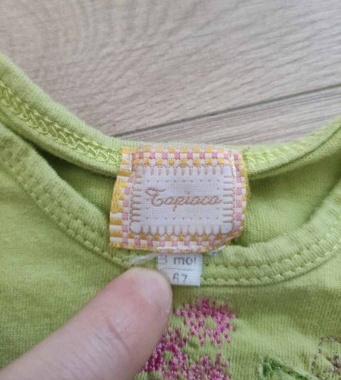 Tee shirt taille 3 mois Tapioca - photo numéro 3