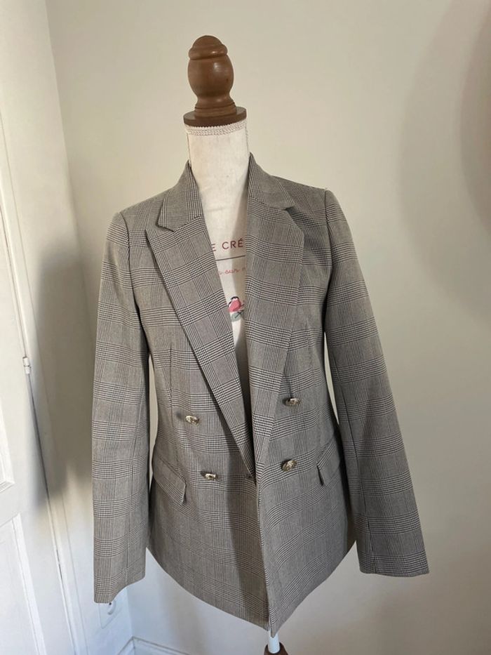 Blazer à carreaux Naf Naf neuf